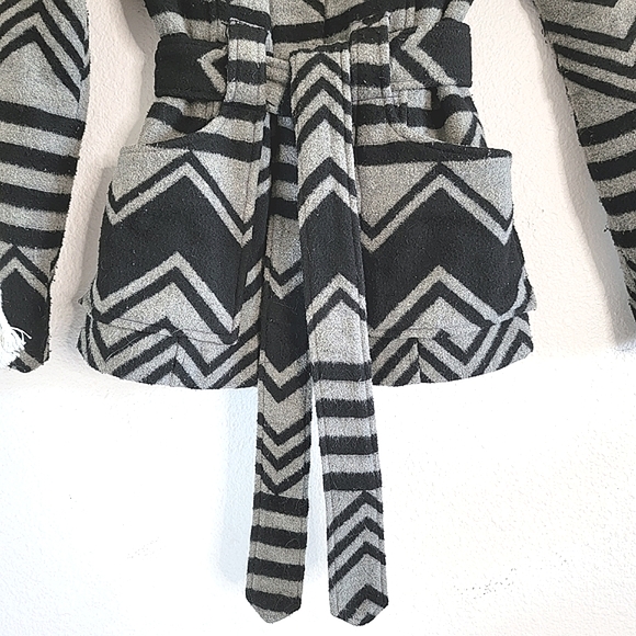 Anthropologie x Jack. Standing Collar Chevron Jacket - Picture 5 of 6